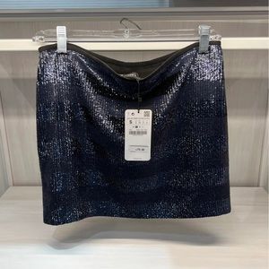 Zara sequin mini skirt